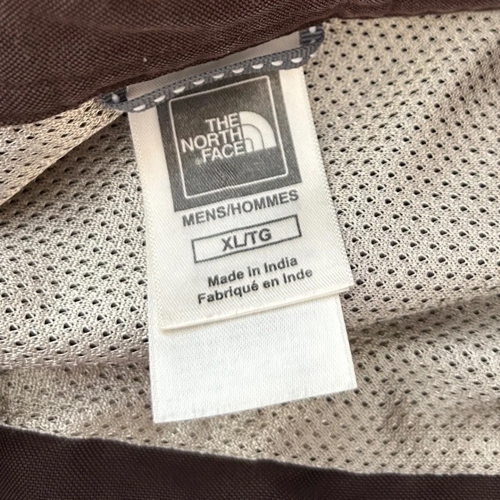 The North Face Mens Long Sleeve Button Down Shirt Brown XL Lightweight‎ Outdoor
